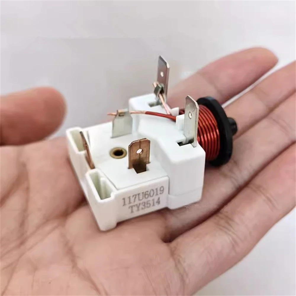 Refrigerator freezer compressor SC15 21 SC18G heavy hammer starter capacitor 117u6019 5017 Refrigerator repair parts