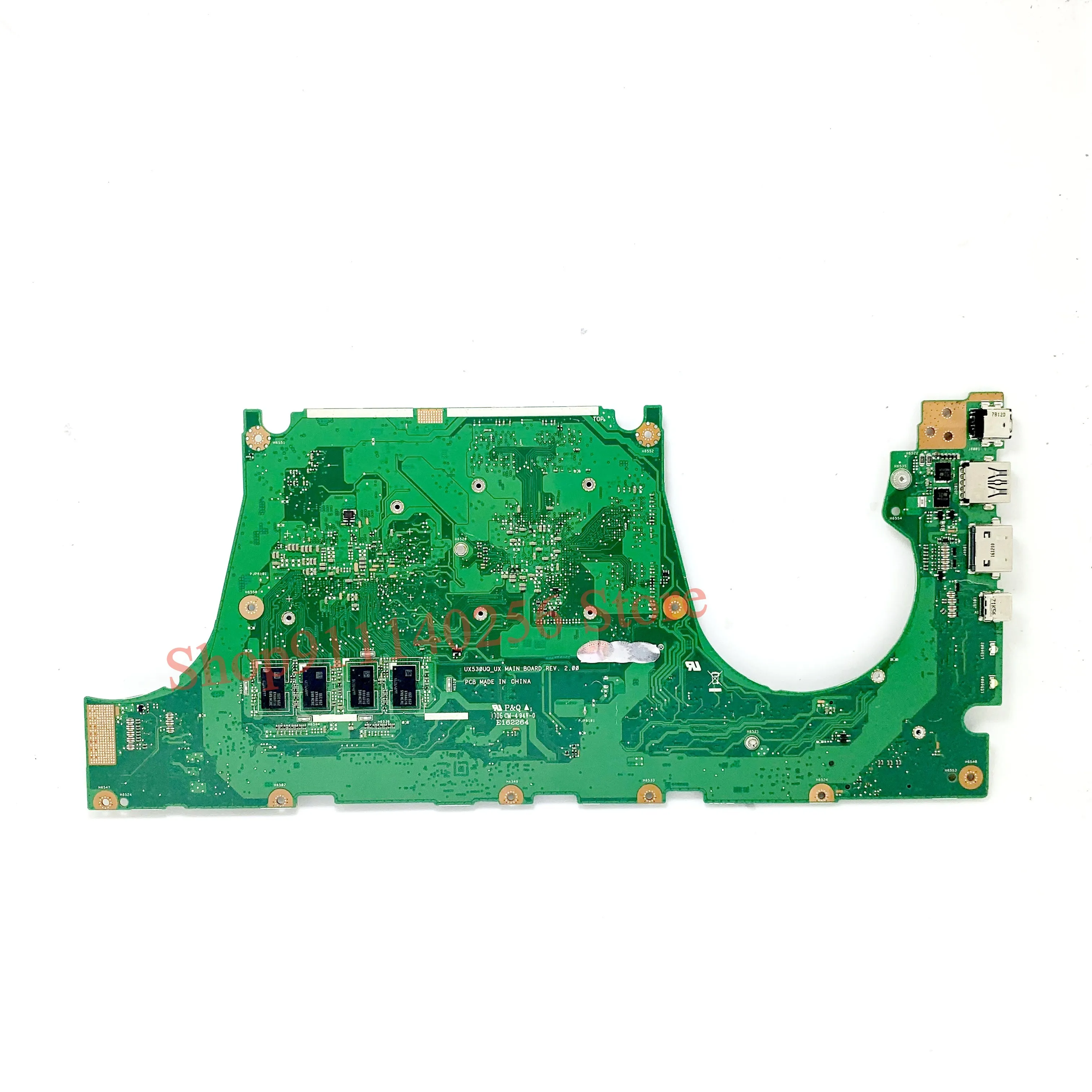 High Quality Mainboard For ZenBook UX530UQ Laptop Motherboard REV.2.00 With SR2ZV I7-7500U CPU N16P-GT-A2 100% Full Working Well