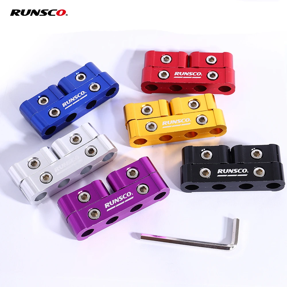 Car Spark Plug Electrical Wire Clamp Separator Line Ignition Cable Clip aluminium Auto Accesssories 3Pcs/Set 8MM/9MM/10MM