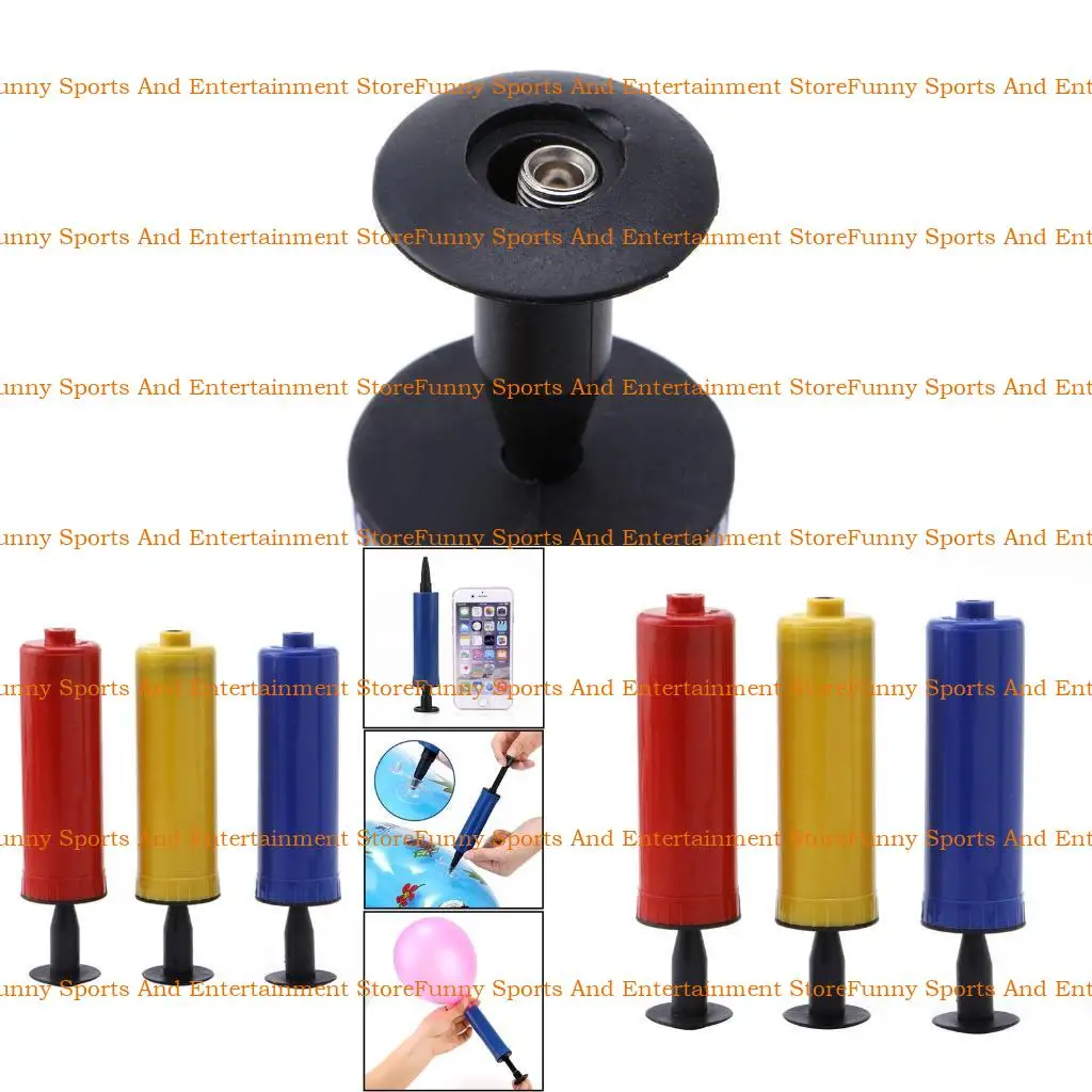 

C4DE 1pc Portable Sports Ball Hand Air Inflatable Inflator Football Basketball