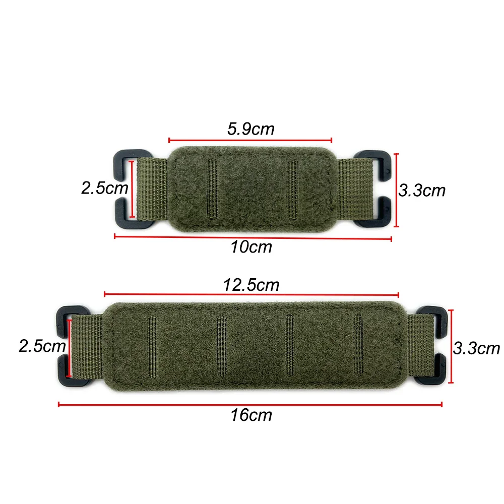 Klettverschluss-Patch-Board für Weste und Rucksack, praktischer Ausweis-Patch, Abzeichen-Display-Pad, Konverterstreifen, MOLLE-System-Befestigung – Detail 3