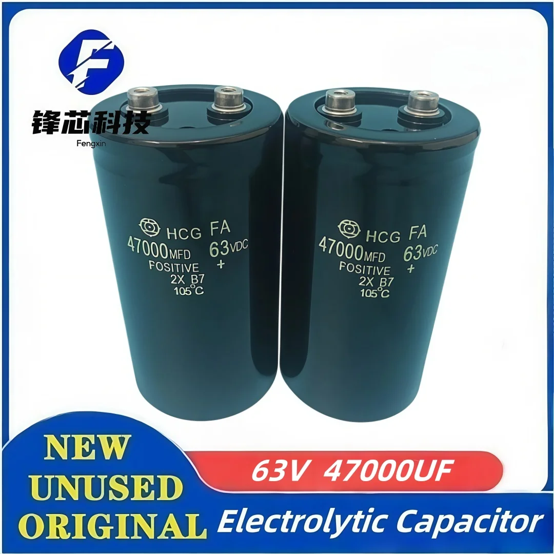 

63V 47000UF 47000MFD 63VDC Aluminum Electrolytic Capacitor Inverter Welder 63V47000UF Screw Foot Bolt Capacitor