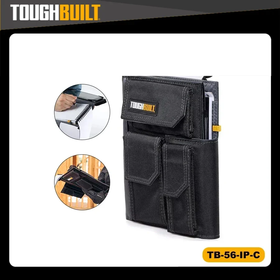 TOUGHBUILT  IPad Organizer Grid Notebook Portable Tablet Work Bag Wear-resistant and Waterproof Bag Toughbuilt Bag TB-56-IP-C