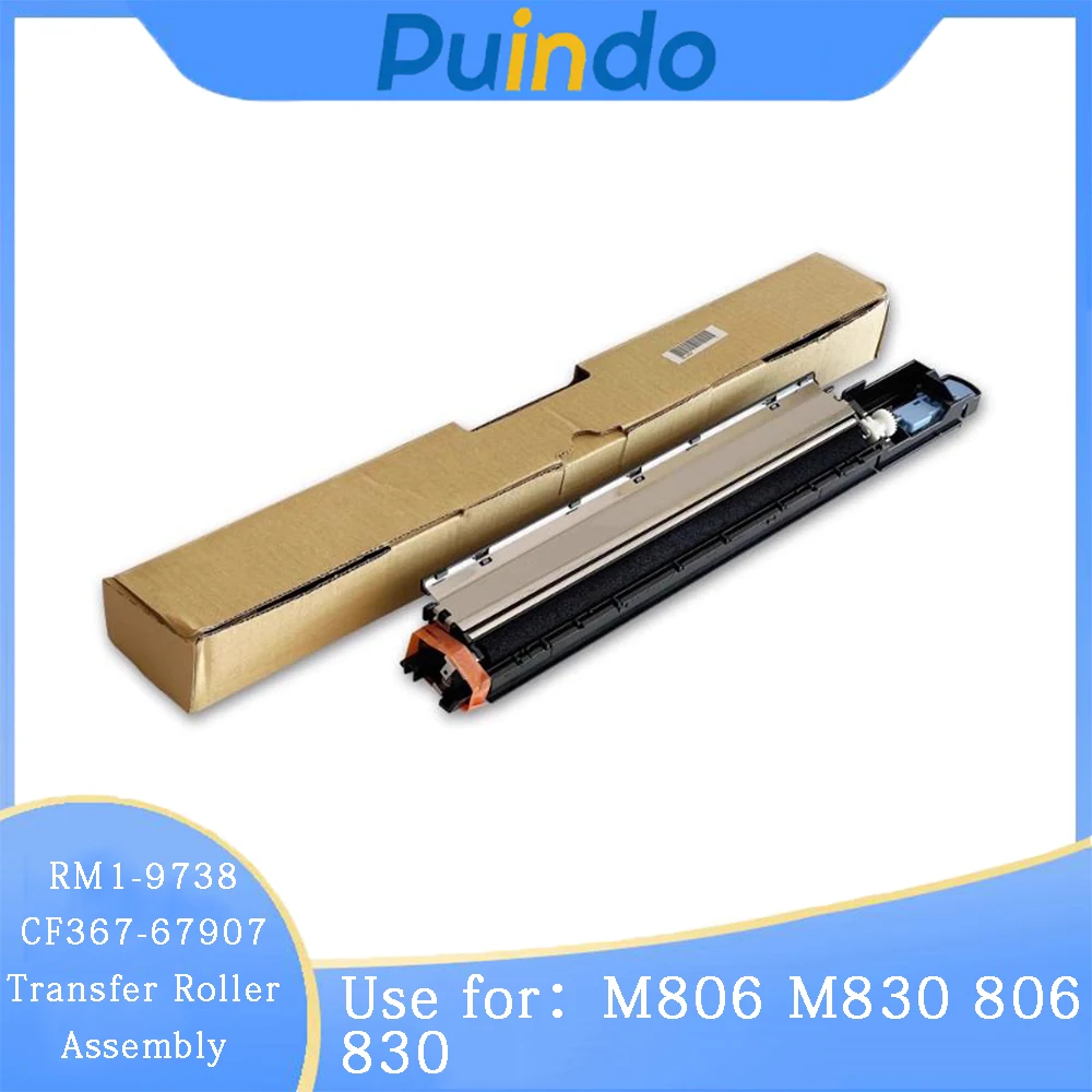 

Genuine New CF367-67907 RM1-9738 Transfer Roller Assembly for HP M806 M830 806 830 RM1-9738-000CN Transfer Cleaning Roller Unit