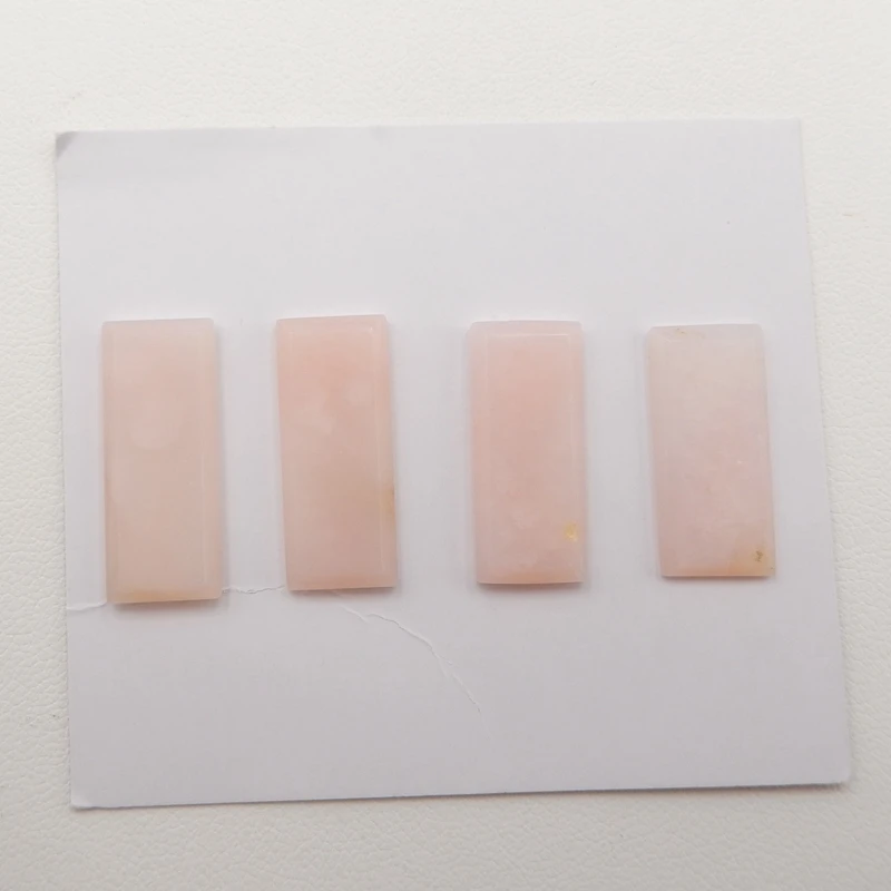 

4pcs Natural Pink Opal pendant Cabochons,For Women Jewelry Making DIY 22x9x3mm/20x9x3mm4.45g