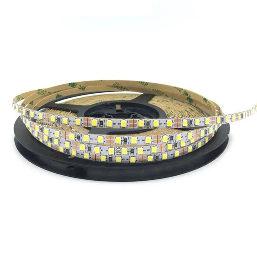 5000mm 4000k DC12v 24v led strip light Slim 5mm 6500k 3000K  2835 SMD Flexible Tape Ribbon Pcb 120leds/m for Room decoration