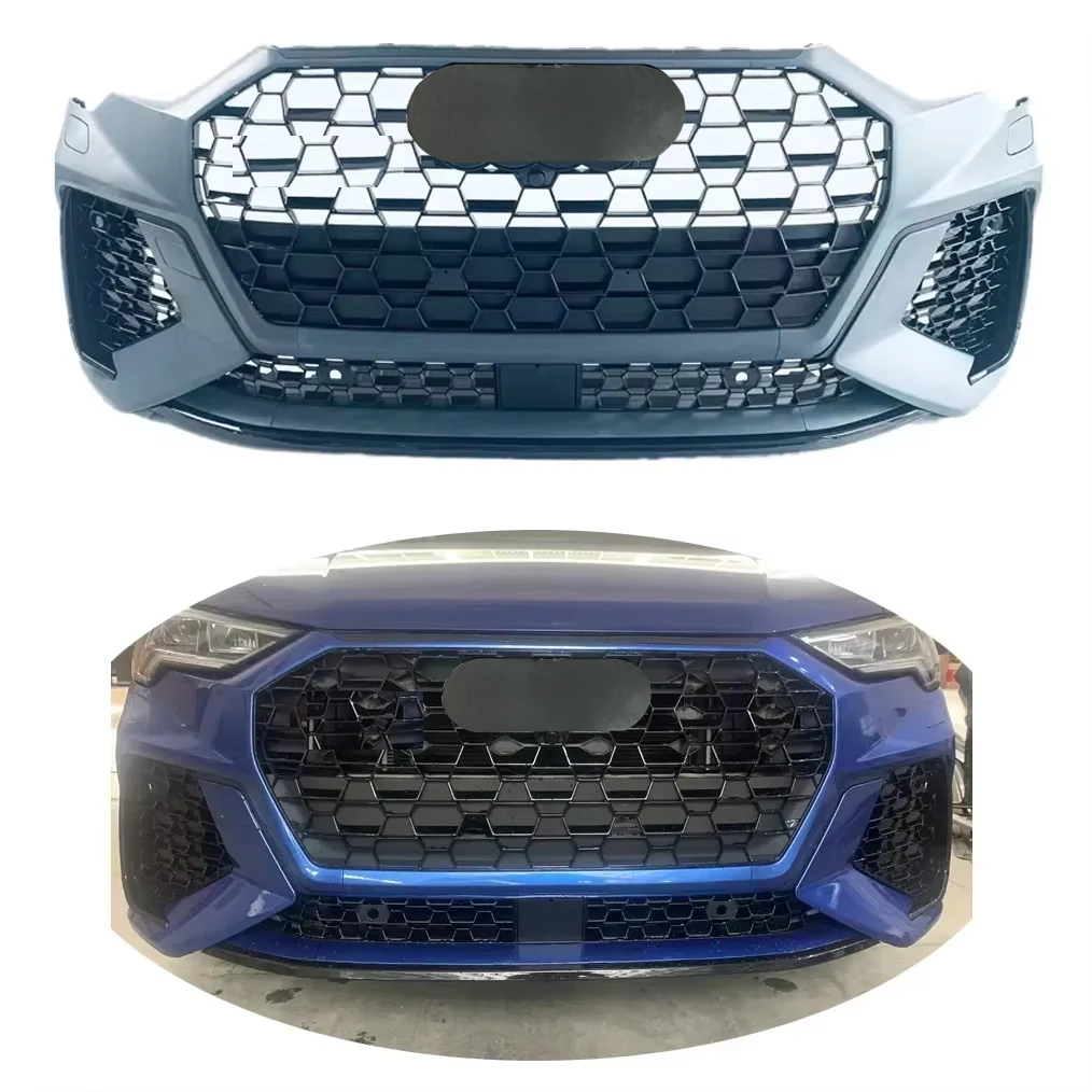 

Factory Price Car Q3 SQ3 Upgrade RSQ3 Style Front Bumper Body Kit With Grille for Q3 SQ3 2020 2021 2022 2023