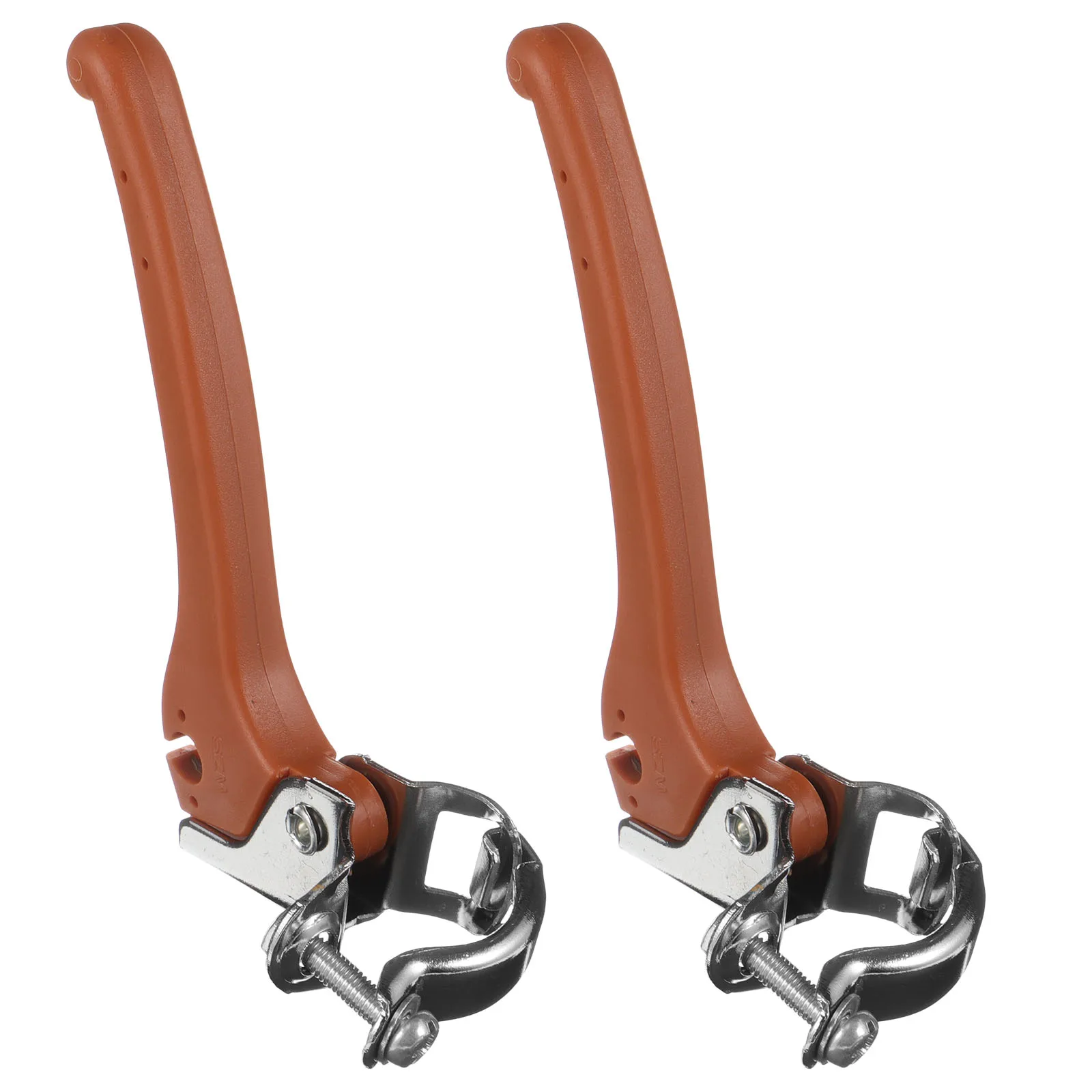 

2pcs Bike Brake Lever Replacement Sturdy Plastic Aluminum Alloy Durable Lightweight Smooth Surface No Burrs Comfortable Touch