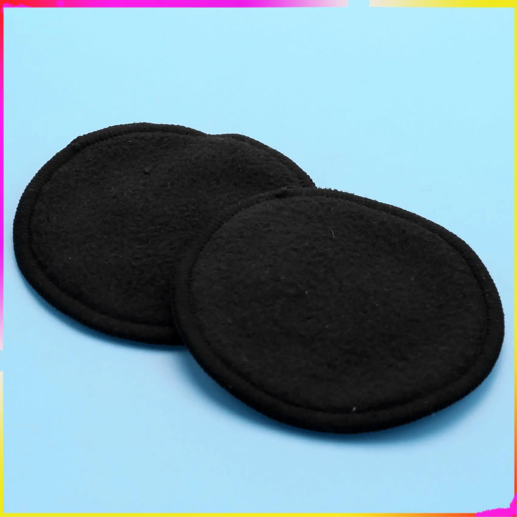 M04k 16 pçs reutilizáveis algodão de bambu compõem almofadas removedoras lavável camada tripla cuidados com a pele facial limpar almofadas almofada de limpeza com saco