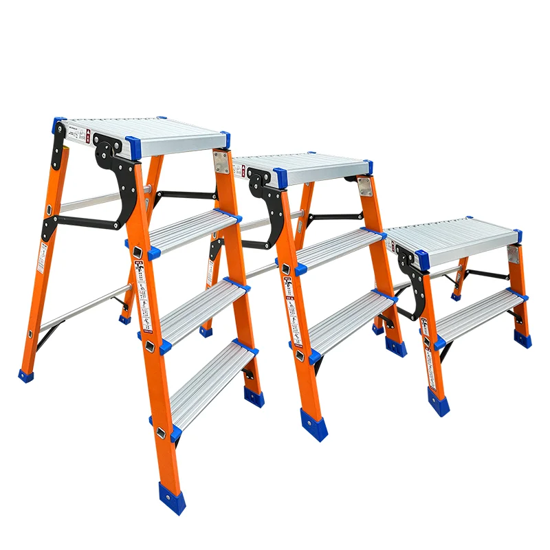 Factory Direct Supply New to Chinese 75cm-100cm Aluminum scaffold ladder folding stool