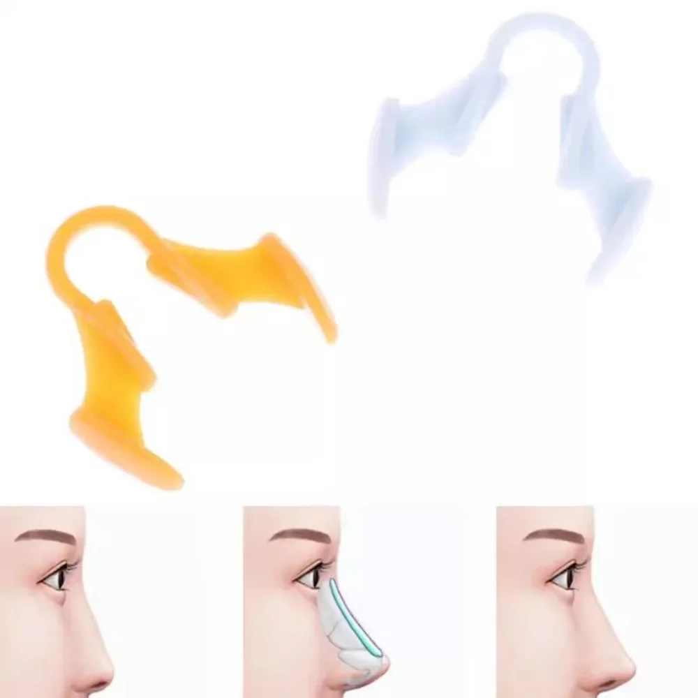 New 1Pcs Silicone Nose Clip Anti Snoring Nasal Dilator Stop Snore Aid Easy Breathe Improve Sleeping Rhinitis