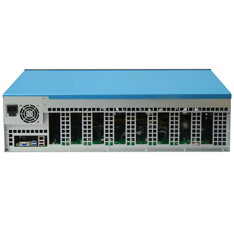 Горячая распродажа 2025 года, серверная установка с 8 графическими процессорами, hine с процессором I3 4130, полный комплект серверного корпуса для корпуса графического процессора серии 3080