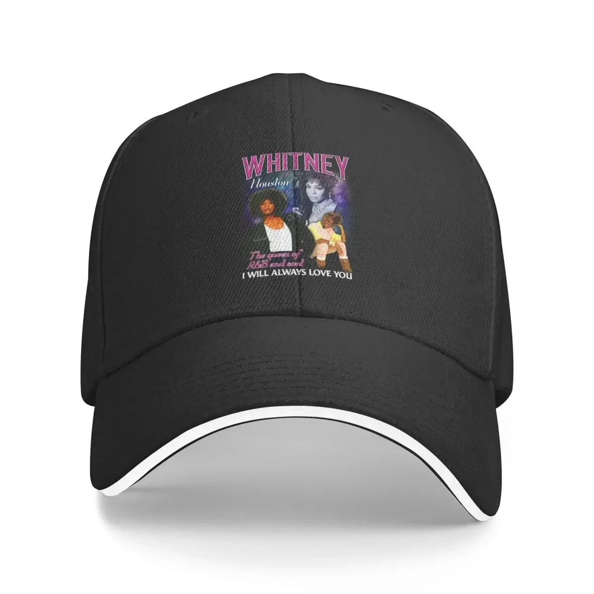 Whitney Houston So Emotional Queen Of RB Soul I Will Always Love You Retro Tee I Love This Shir Baseball Cap