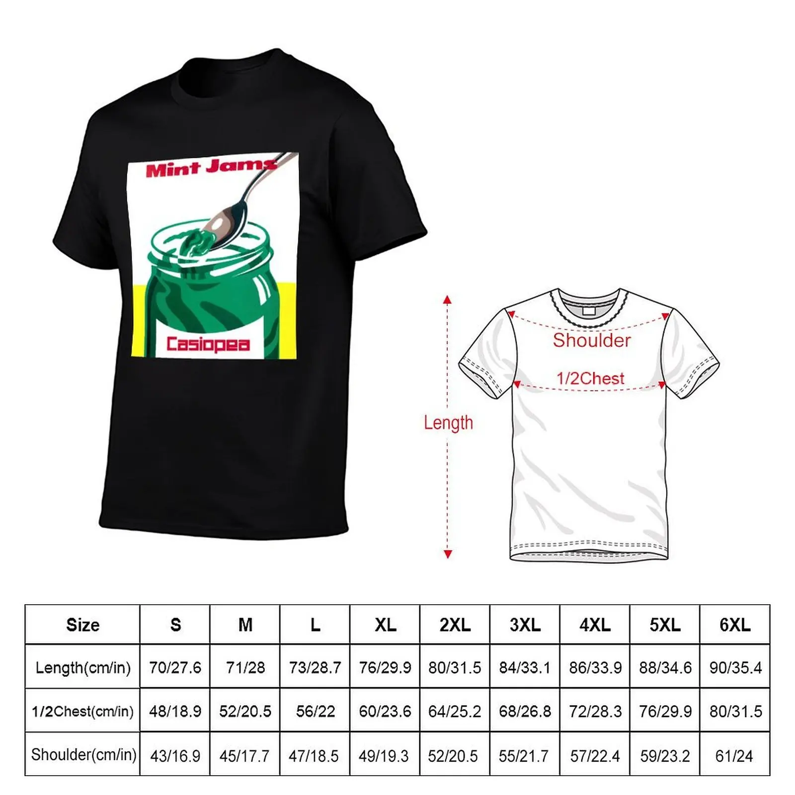 CASIOPEA - MINT JAMS T-Shirt baggy shirts rapper graphic tees T-shirts for men cotton