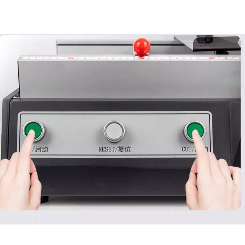 

A3/A4/A5/B5 Size Electric Paper Cutter 320mm Desktop Paper Trimmer Book Cutting Machine Small Business Card Photo Cutter 220V