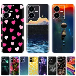 For Vivo Y22s Y22 Case Cover Transparent Clear Soft TPU Phone Case Silicone Back Cover For Vivo Y22 Y 22S VIVOY22 Coque Fundas