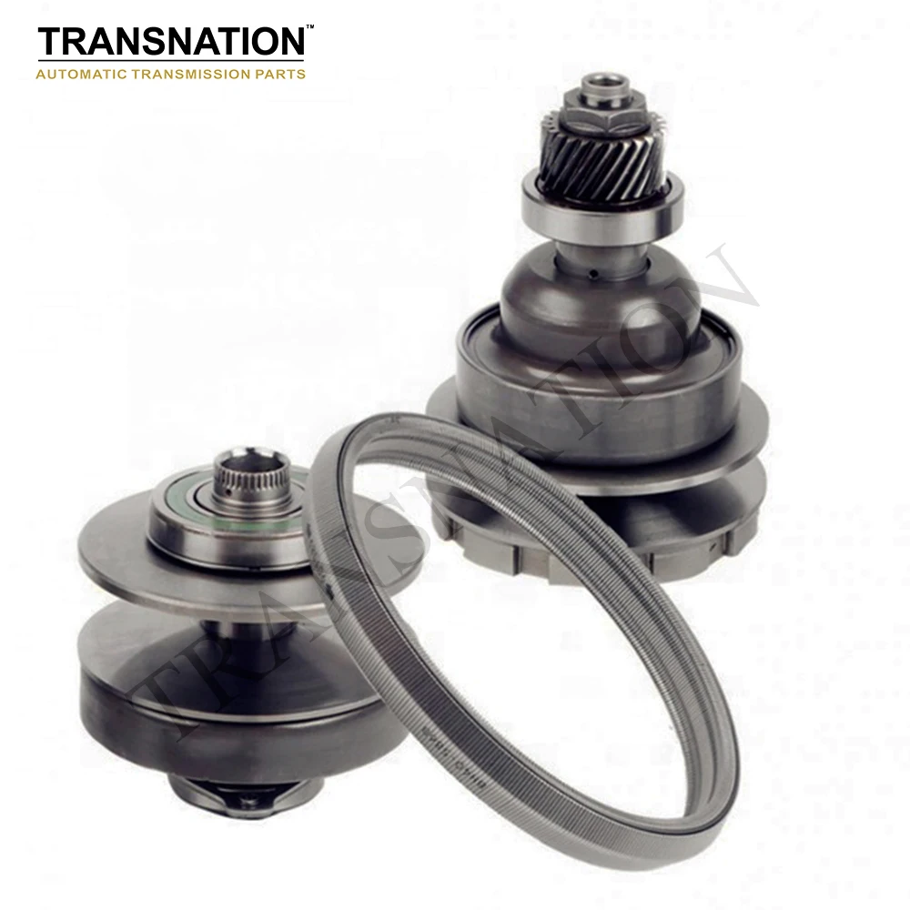 Transnation JF016E JF017E RE0F10D CVT Pulley Assembly With Belt Chain 901074 Atuo Transmission Parts Fit for Nissan