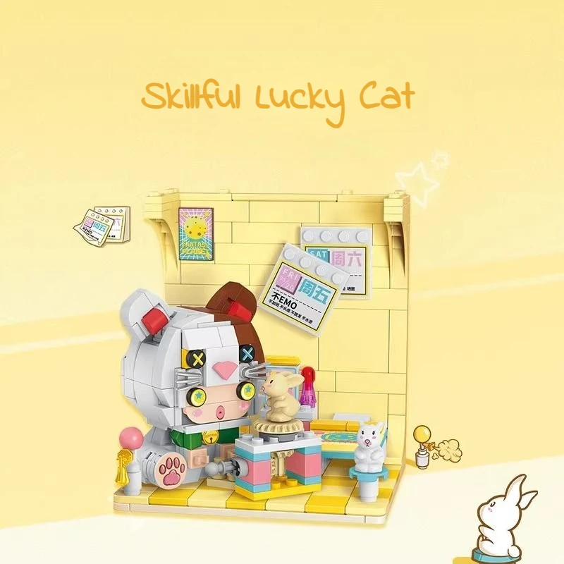

WONDER MOON Enchanted Dream Journey Mini Building Blocks Creative Trendy Toy Model Creative Girl's Birthday Gift Ornament