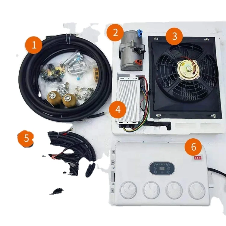 

Gold Seller RV Parking Cooler air Conditioner 12V24V Engineering Car Big Truck Excavator RV