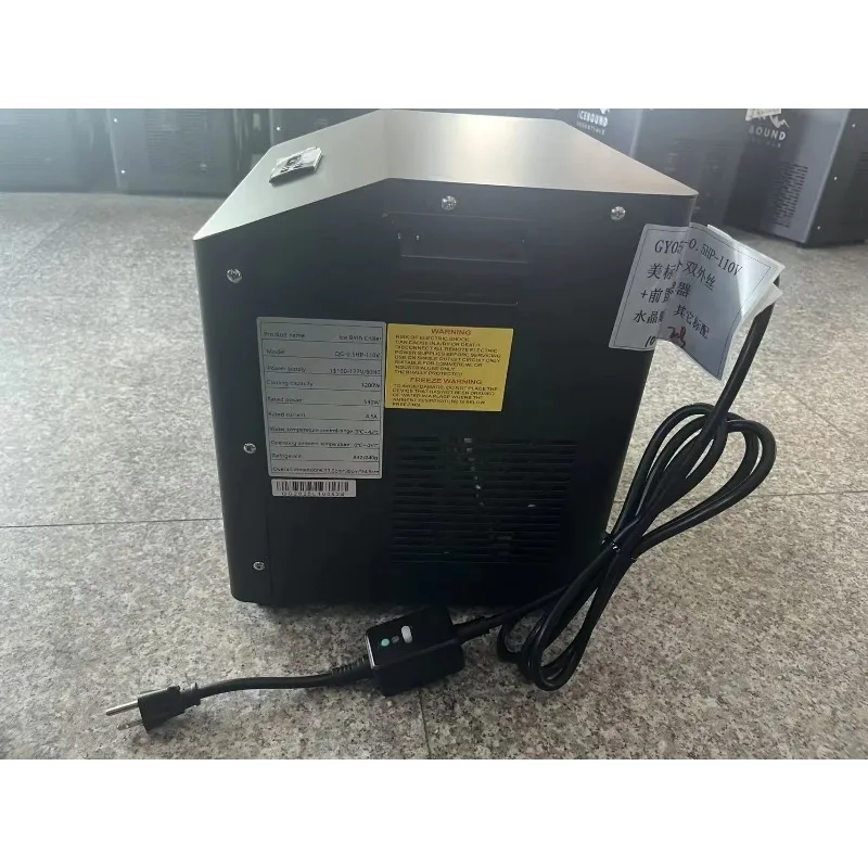 XMSJ 1/2 Hp New Design Cold Recirculating Fitness Recovery Ice For Chiller Water Pump Filter Universal Wheel Dual Voltag