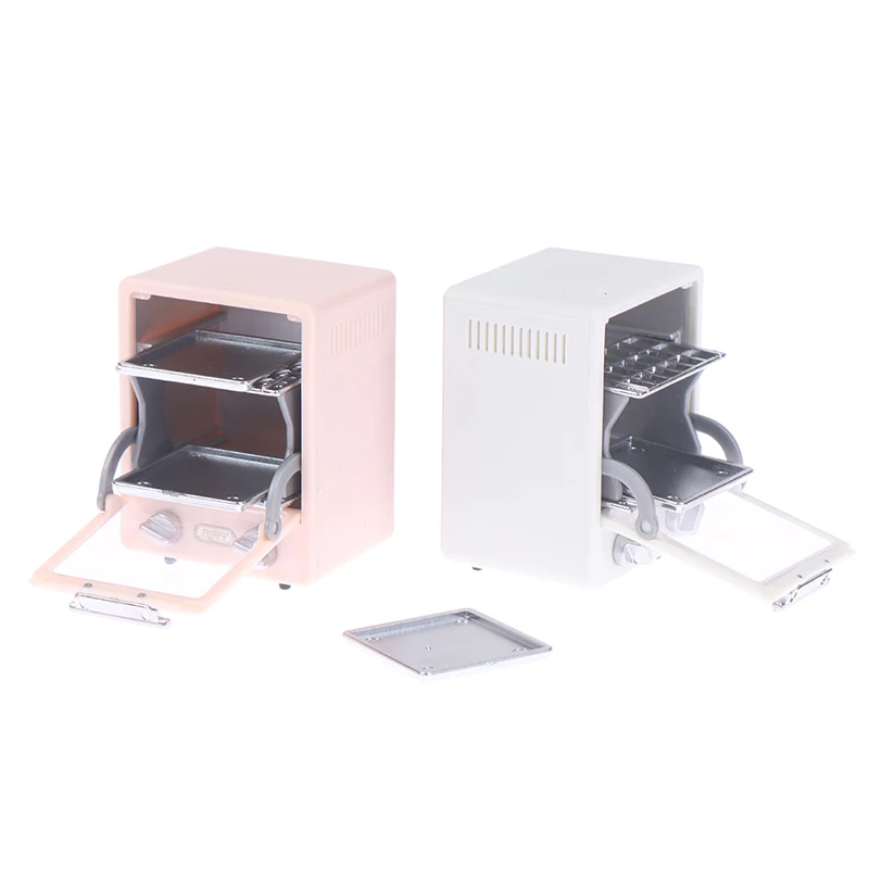 1:12 Dollhouse Mini Verticale Oven Magnetron Keuken Ovenschaal Model Pop Decor