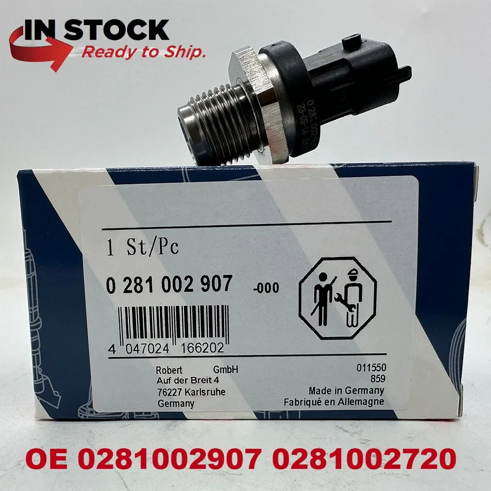 0281002907 0281002720   Regulador comum do sensor de pressão do trilho de combustível para r-enault mercedes mwm V-W c-hevrolet para bosch