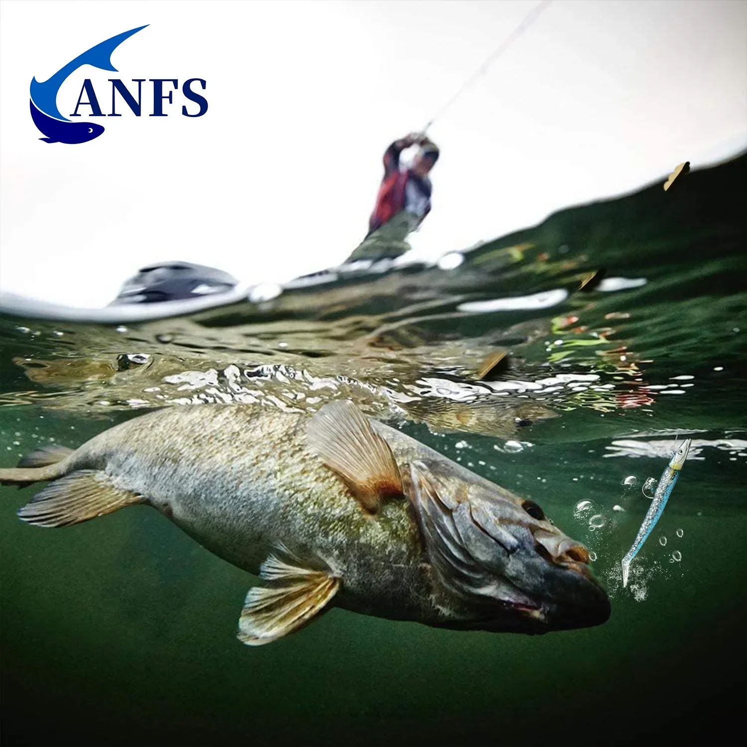 ANFS 12 ชิ้นเหยื่ออ่อนเหยื่อตกปลาประดิษฐ์การออกแบบสารพัน, กุ้ง Bionic เหยื่ออ่อน, อุปกรณ์ตกปลากลางแจ้ง