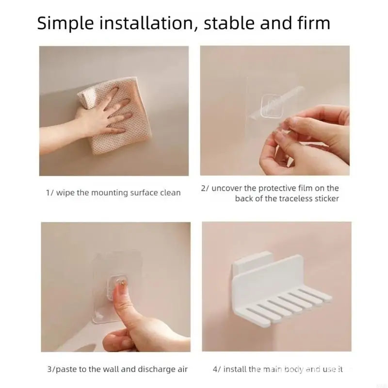 Montado na parede à prova de riscos multi funcional relógio banda prateleira suporte sem necessidade de ferramentas material abs para entusiastas da tecnologia 896c