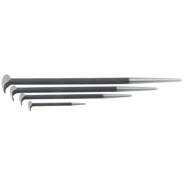 

K Tool 71600 4 Piece Pry Bar Set, Lady Slipper Design, Rolling Head