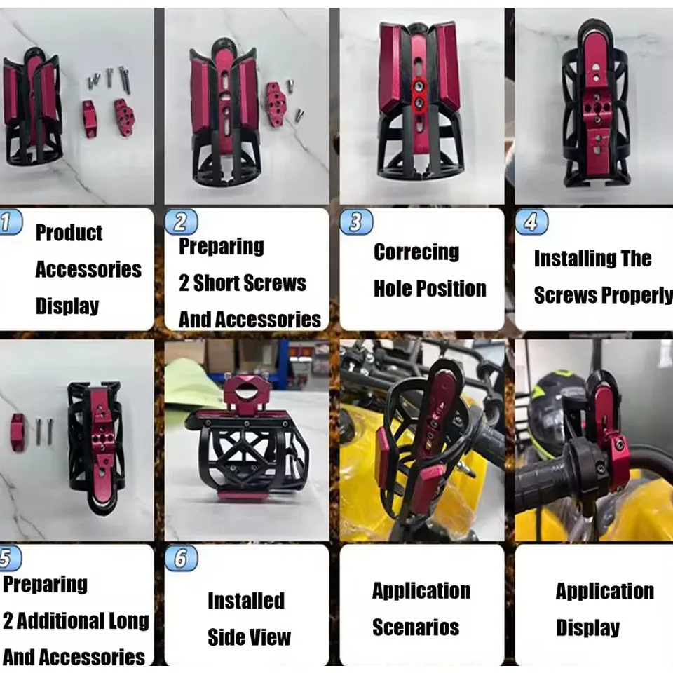 Accessori moto CNC Drink Cup Porta caffè Porta bottiglia d'acqua per bevande per YAMAHA TDM850 TDM900 TDM 850 900 3VD 4TX