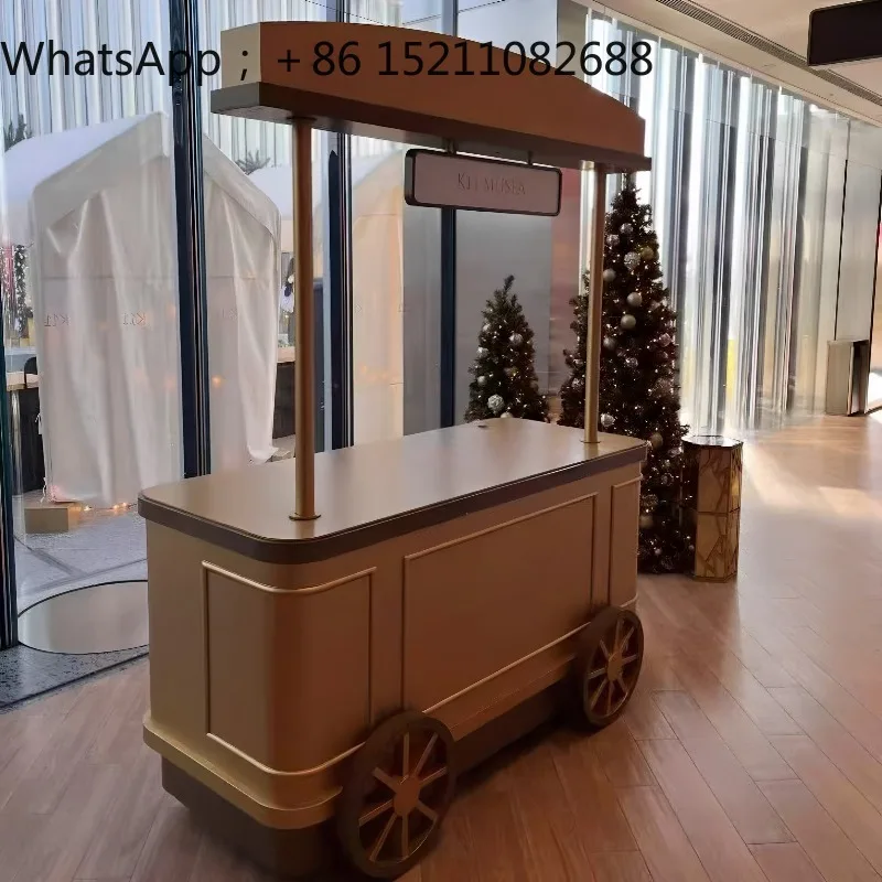 SCY high-end stores, shopping malls, decorative wrought iron floats, movable promotional car shows, multi-functional booth racks