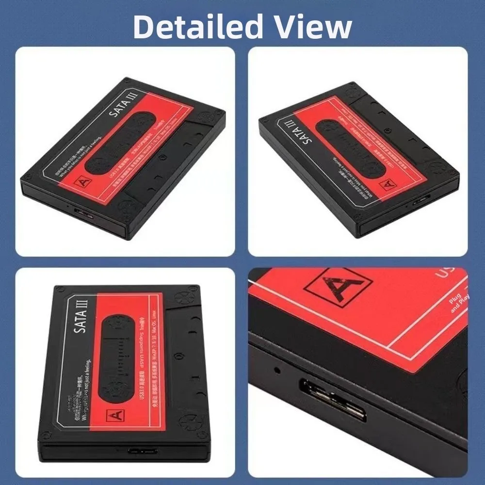 New 2.5 Inch External Hard Drive Enclosure USB 3.0 Portable HDD Enclosure SATA 5Gbps SATA Enclosure