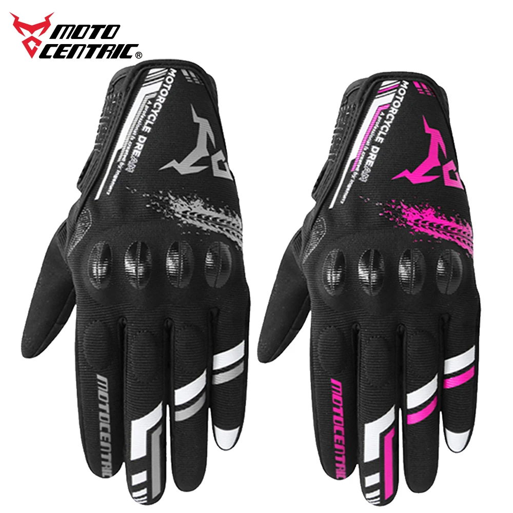 Motocentric Original Motorcycle Gloves Summer Breathable Motocross Cycling Racing Glove Men Women Touch Screen Anti-fall Guantes