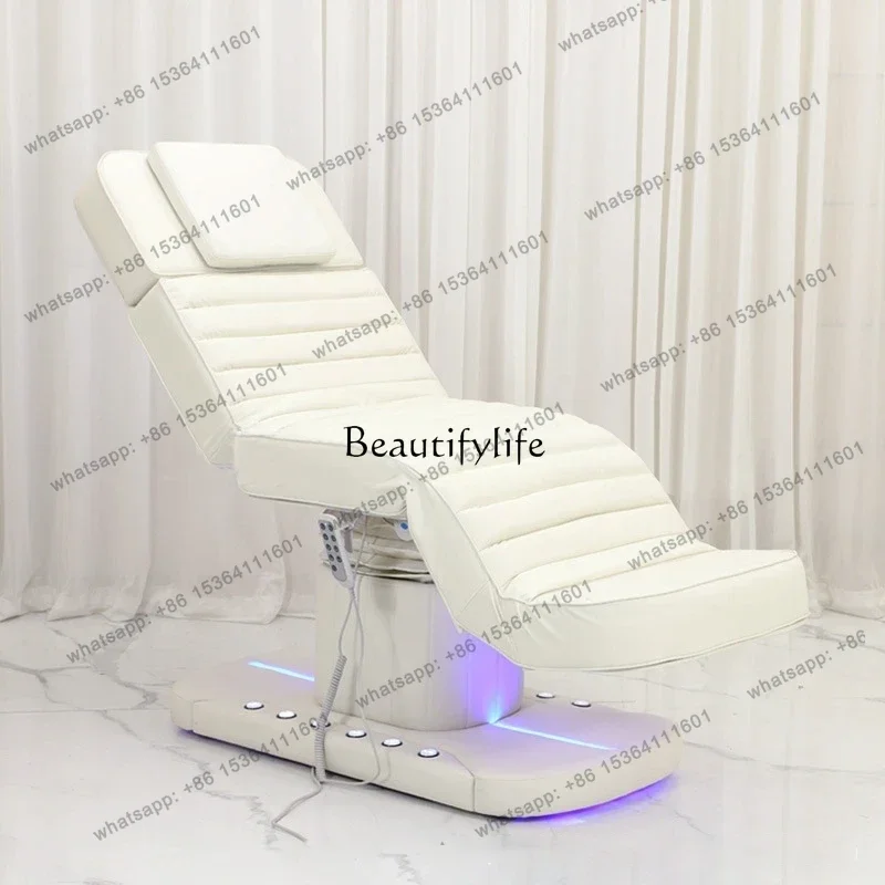 

D30Electric lifting beauty bed, fully automatic multi-functional eyelash bed for beauty salons