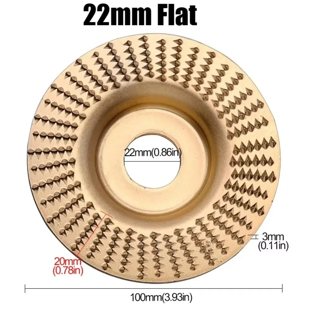 Holzbearbeitungs-Schleifscheibe, Polierscheibe, vielseitiges Schleifwerkzeug, Schleifscheibe mit 16mm und 22mm Innendurchmesser – Detail 9