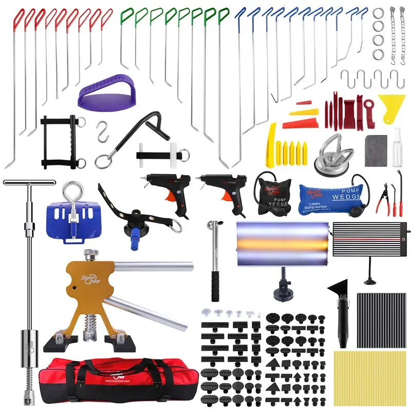 

Светодиодные лампы с крючком Super PDR для устройства удаления вмятин в автомобиле. Простые в использовании профессиональные инструменты для технического обслуживания автомобилей.