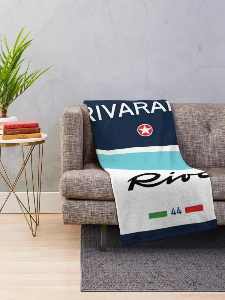 Riva Rivarama 44 Aquarama Runabout Boat Italy Throw Blanket Cute Plaid Luxury warm winter Baby Blankets