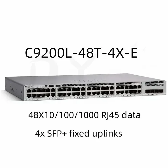C9200L-48T-4X-E Catalyst 9200L Switch 48-port Data, 4 X 10G ,Network Essentials