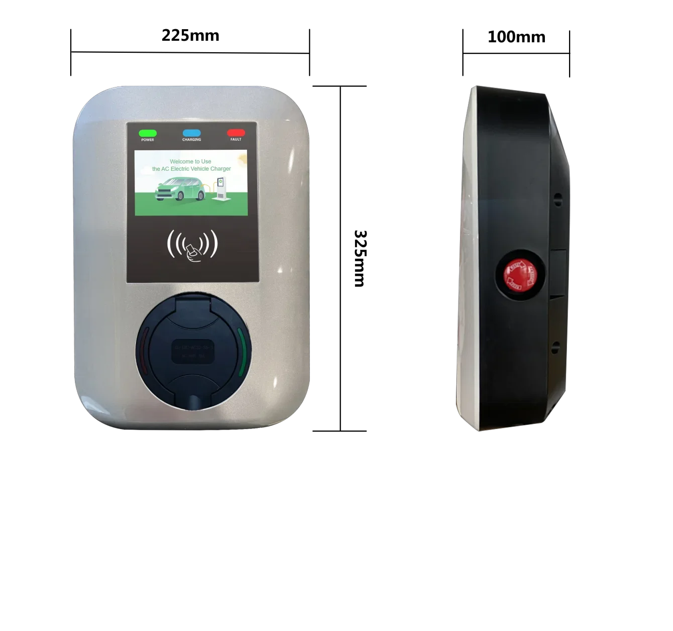 2026 Hot Sale Factory Outlet  Ip65  Protection Level Commercial Use Wall-mounted Ev Charging Station 7kw