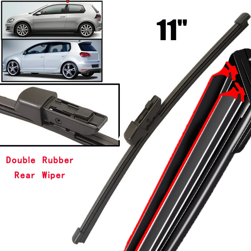 

Car Wiper 11" Rear Wiper Blade For VW Golf 6 7 VI 5K1 VII Variant MK6 MK7 Sportsvan Windshield Windscreen Tailgate Window