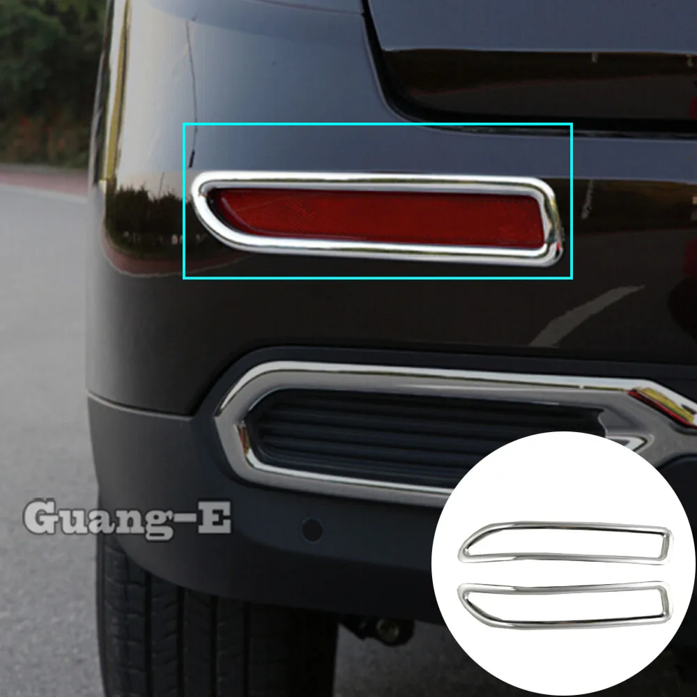 

Car Detector ABS Chrome Cover Trim Back Tail Rear Fog Light Lamp Frame Stick Molding For Renault Koleos 2017 2018 2019 2020 2021