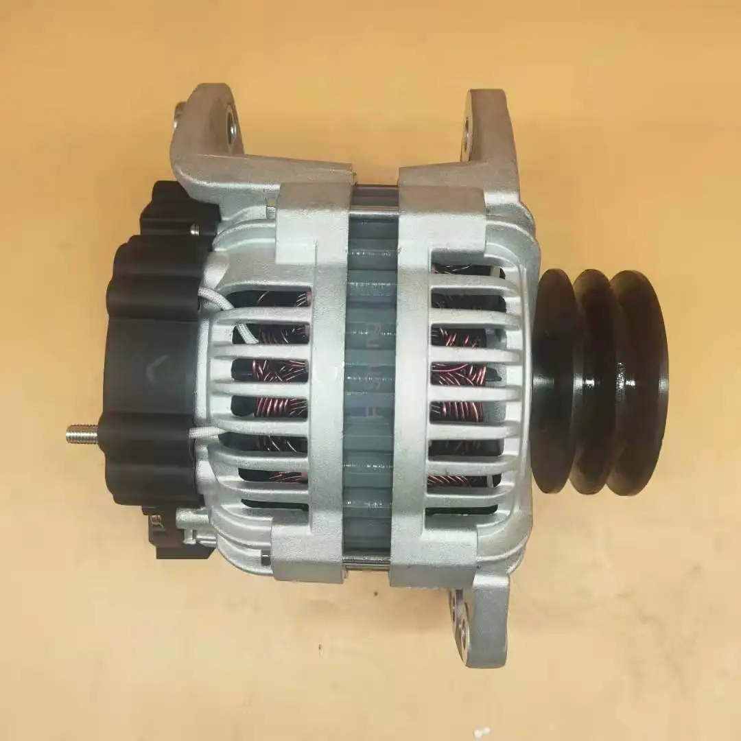 High Output 100a Current Output 56V Dc 5Kw Build-In Regulator/Pulley Generator Low Rpm Car Alternator Truck 48v Alternator