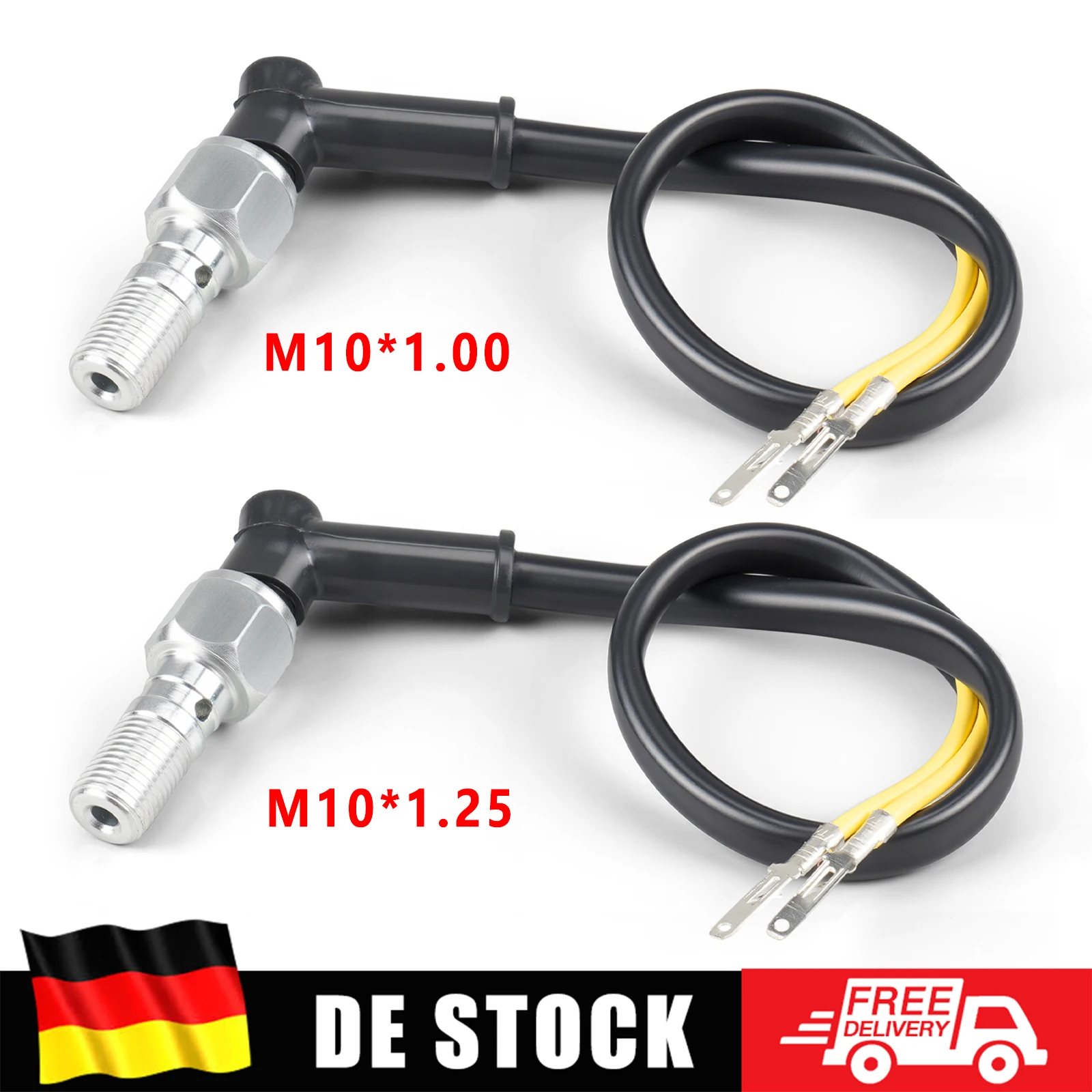 Motorrad M10 1,0 M10 1,25 Bremslichtschalter Hohlschraube für Brembo KTM BMW Ducati Nissin Honda Kawasaki Suzuki Yamaha