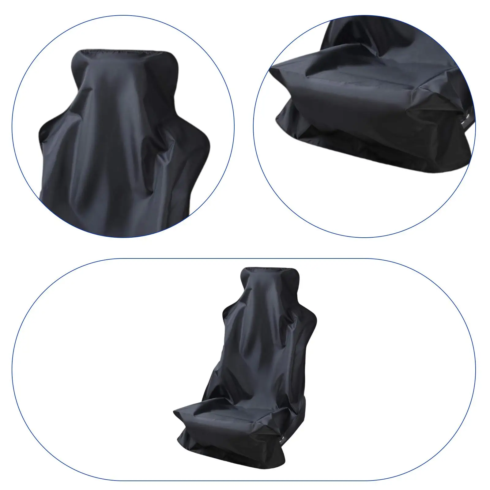 

Universal Waterproof Car Seat Protector Full Coverage Oxford Fabric Cushion for Front Seats Car Truck SUV Gym Travel