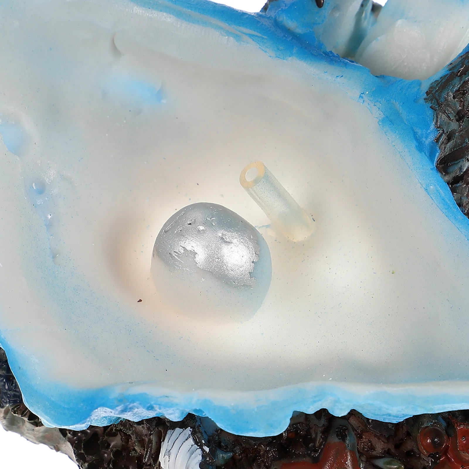 

Bubble Making Aquarium Decoration Simulation Resin Shell Fish Tank Landscaping Ornament Fake Shell Fish Hideout Place Water Tank