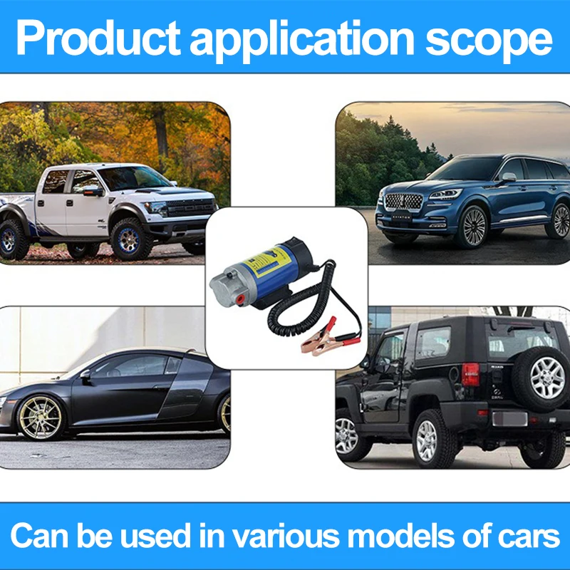 12V Electric Scavenge Suction Transfer Change Pump Oil Transfer Pump 1-4L/min Motor Oil Diesel Extractor Pump For Car - view 5