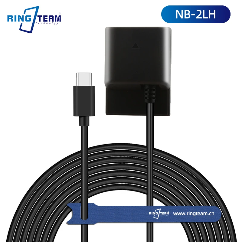 

DR-700 Dummy Battery + PD TYPE-C Charging Cable for Canon G7 G9 S50 S55 S60 S70 Camera Power Bank Like NB-2L NB-2LH DR-20