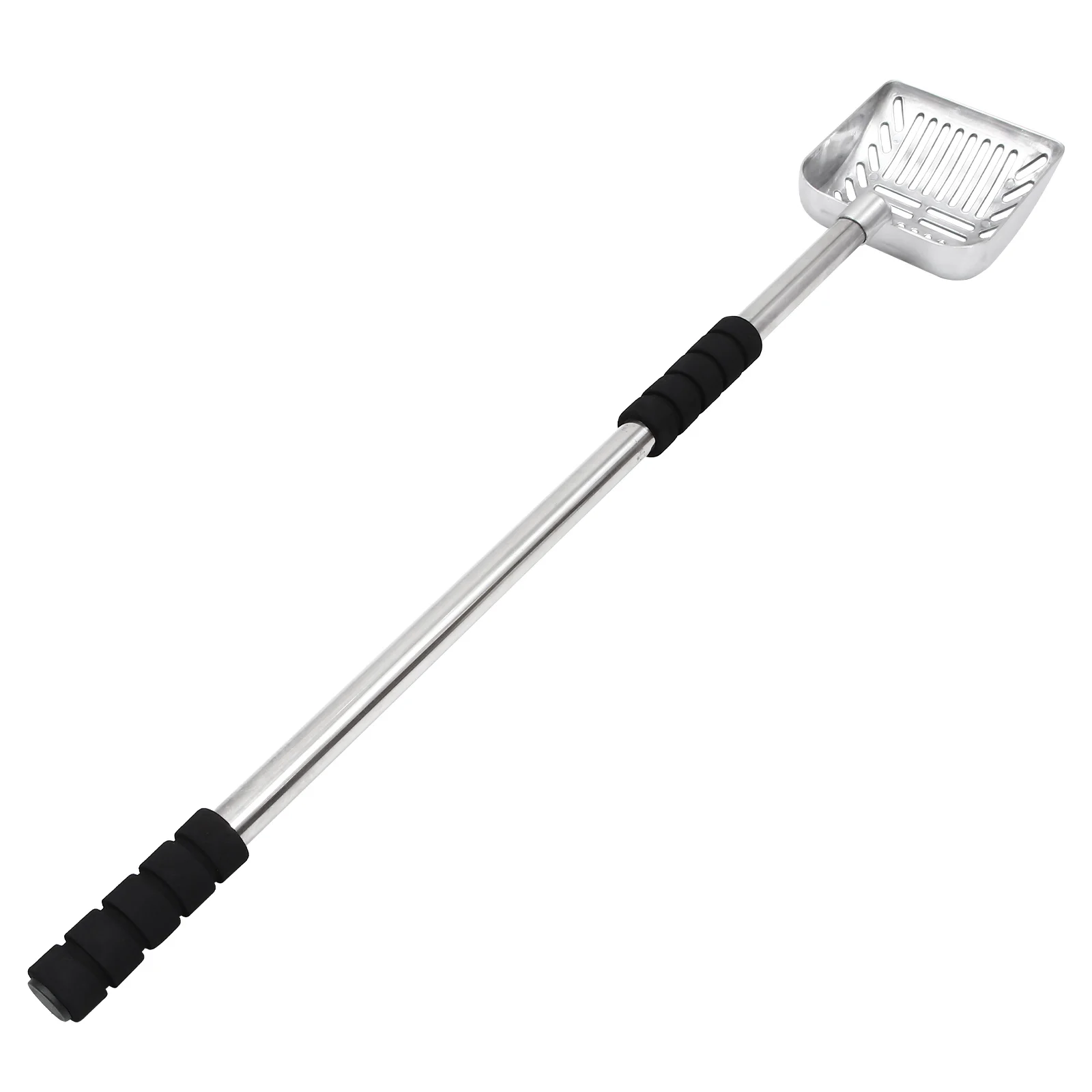 

Box Cleaning Tool Telescopic Long Handle Metal Box Cleaning Tooler Metal Cat Pooper Scoopererer Poop Sifting Heavy Duty Cat
