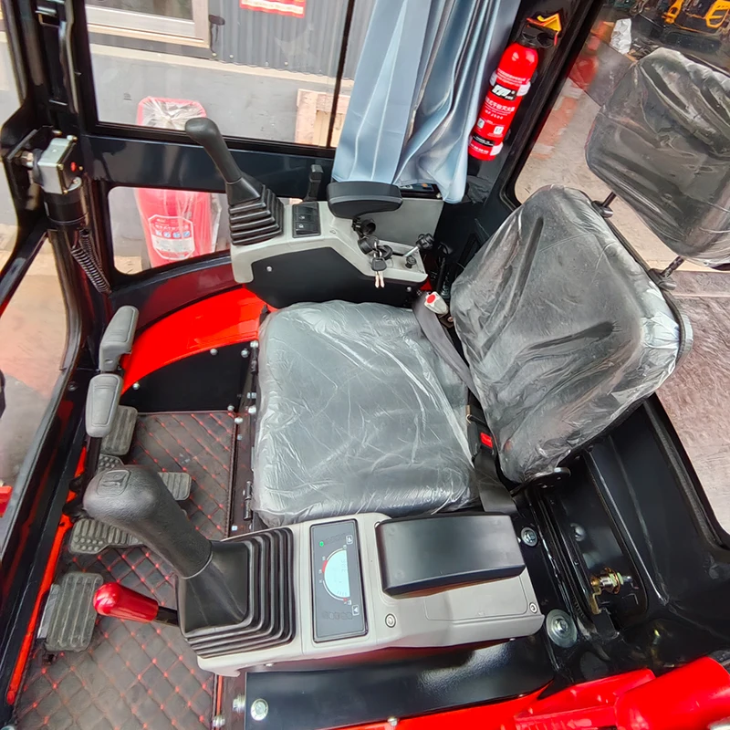 Nicosail Offizieller 2,2 Tonnen Minibagger, hydraulischer Raupen-Raupenkipptyp, kleiner Mikrobagger mit CE