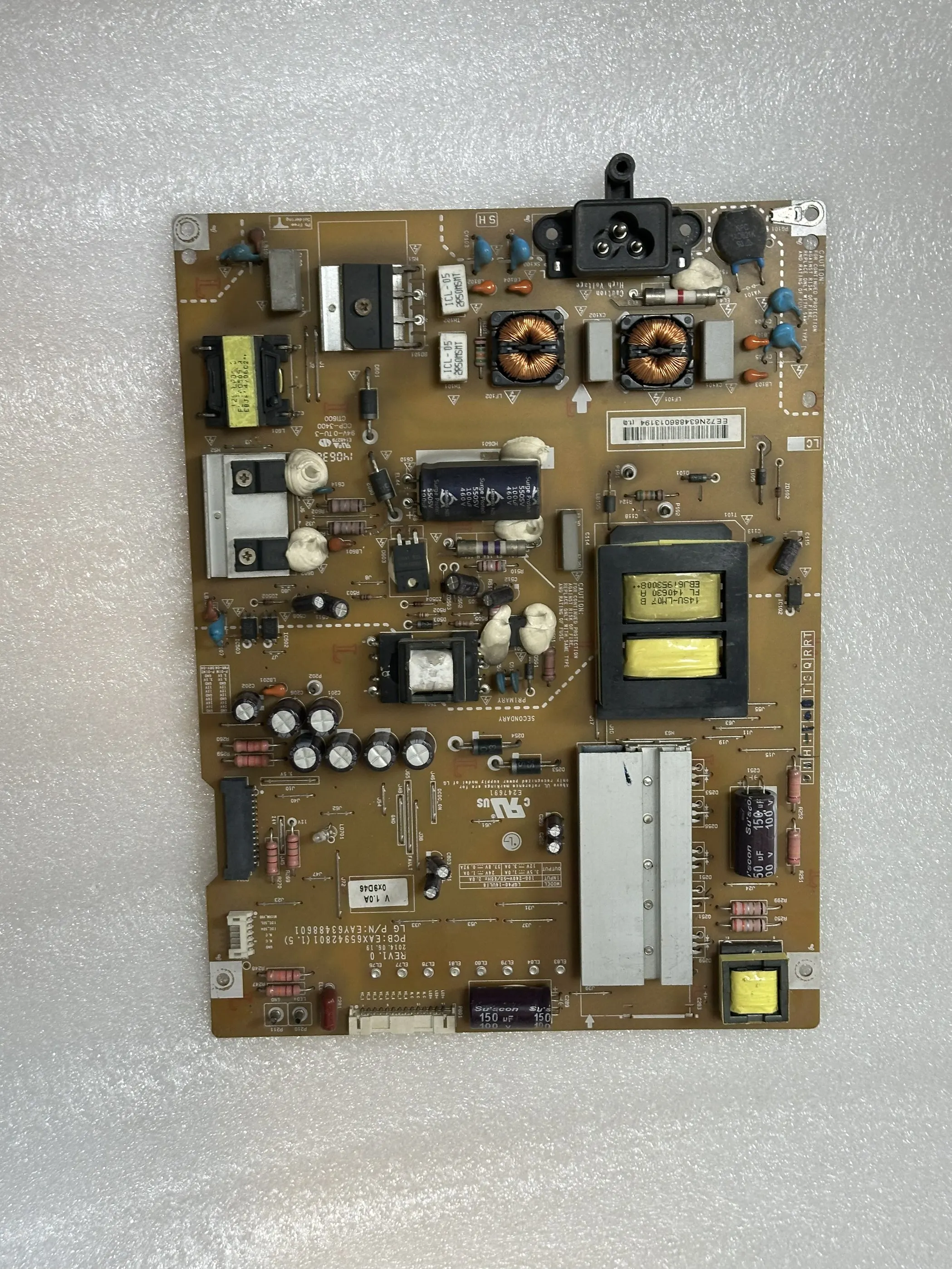 

Оригинальная плата питания телевизора 40UB8030-CA EAX65942801 LGP40-14UL18